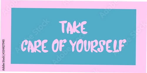 Time to protect yourself signboard, sign. Concept of protection against the virus. Pandemic. Motivational poster. ovid 19.