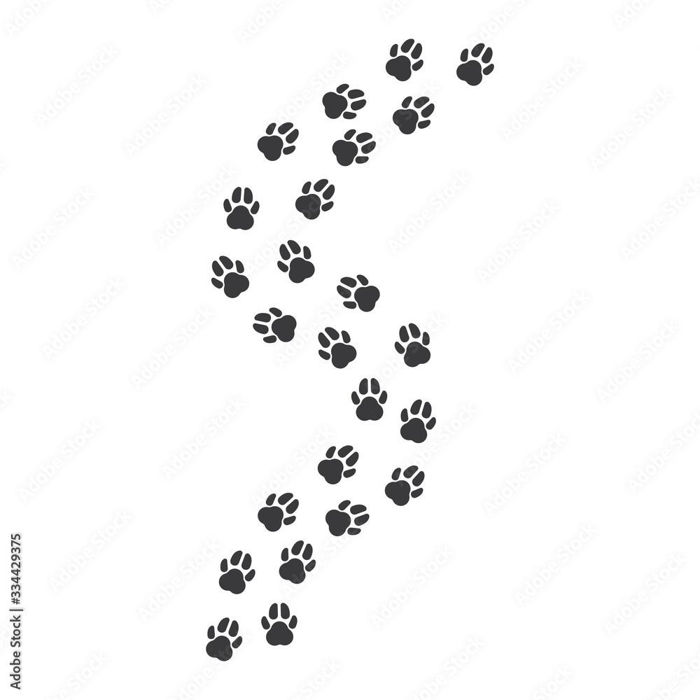 paw vector icon of pet illustration design paw vector icon of pet illustration design