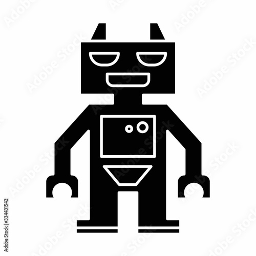 robot space object simple icon