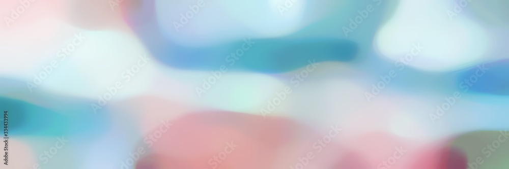soft blurred horizontal header background graphic with light gray, cadet blue and sky blue colors and space for text