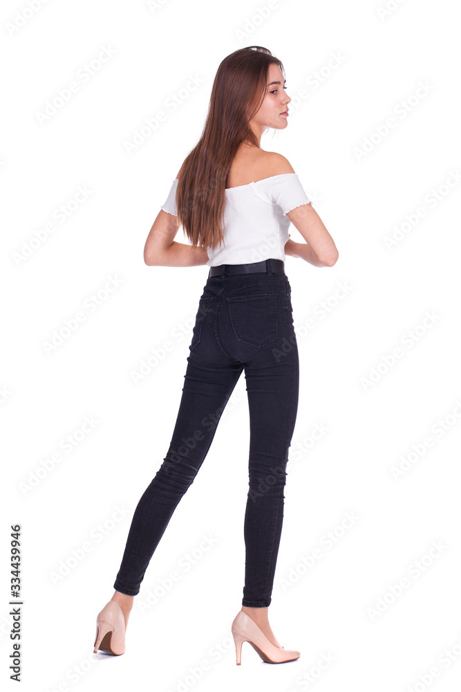Fashion portrait of a young beautiful woman Fashion portrait of a young beautiful woman