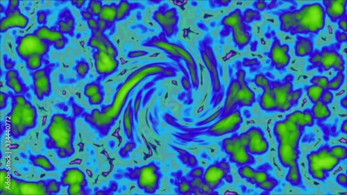 Yellow And Navy Crazy Beaming Lucent Trippy Blurred Distortion