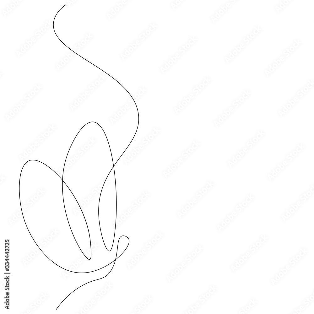 Butterfly fly one line drawing. Vector illustration. Butterfly fly one line drawing. Vector illustration.
