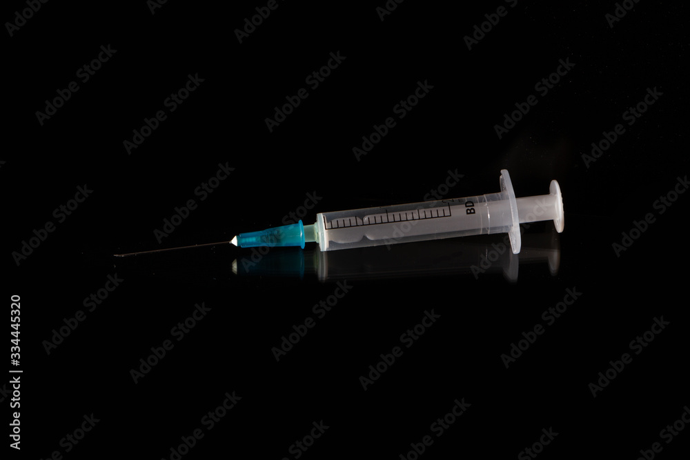 syringe medical instrument, syringe with reflection syringe medical instrument, syringe with reflection