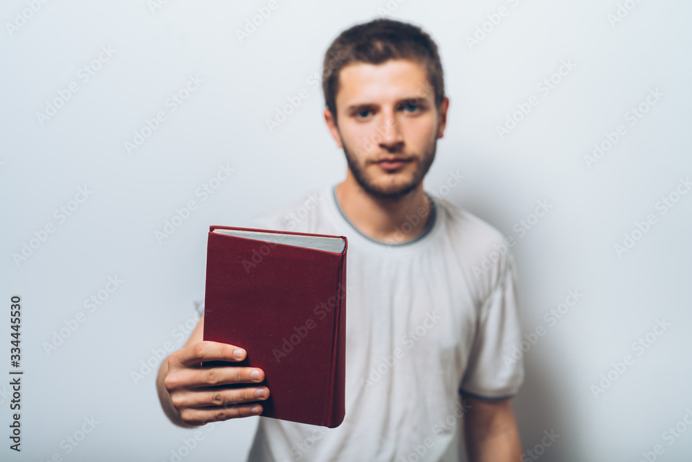 The man with a book The man with a book
