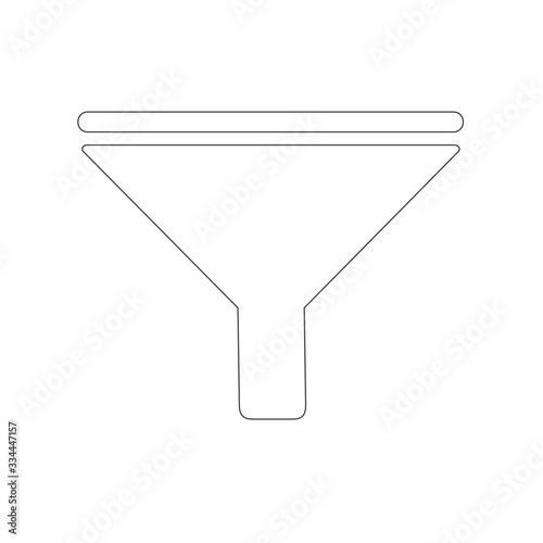 funnel filter icon for application