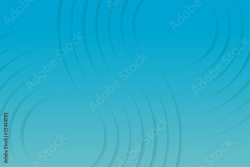 Vector illustration of radio wave and ripple(water)