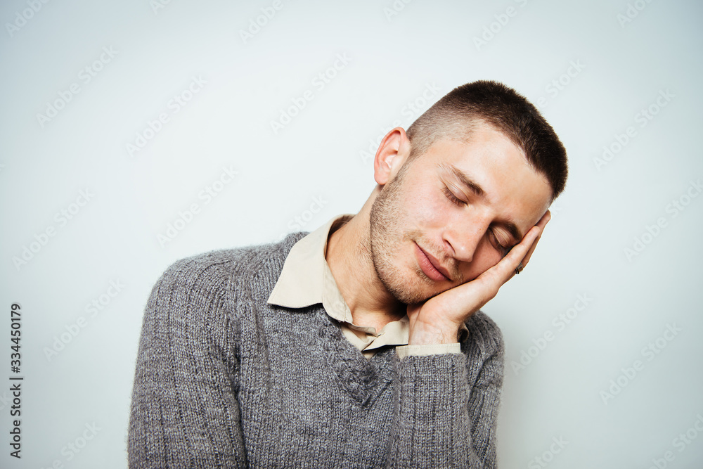 Fototapeta premium Sleep. Man