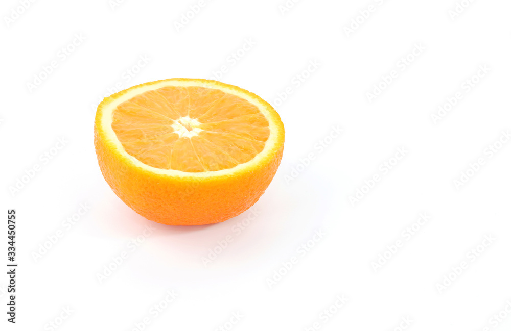 Fresh of orange isolated on white background Fresh of orange isolated on white background