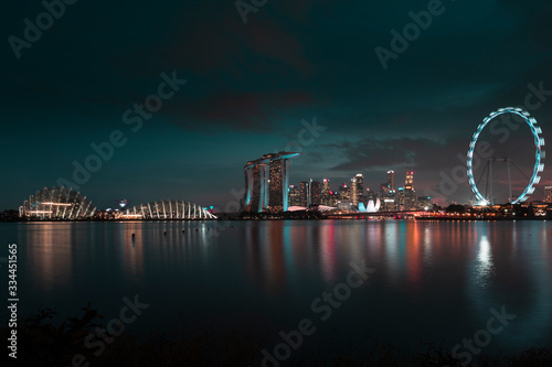 Panorama over Singapore