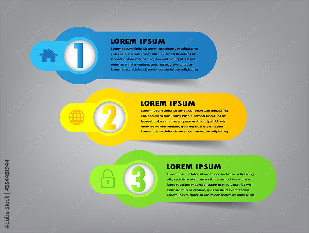 modern paper text box template, banner Infographic