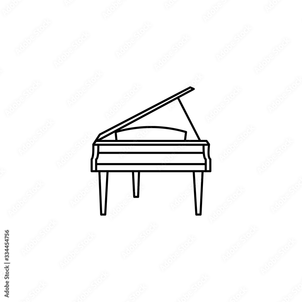 Piano Logo template vector illustration design Piano Logo template vector illustration design