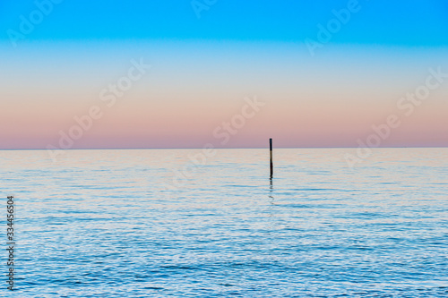 Sunset on the coast of the island of Rugen. Horizontal. © ryszard filipowicz