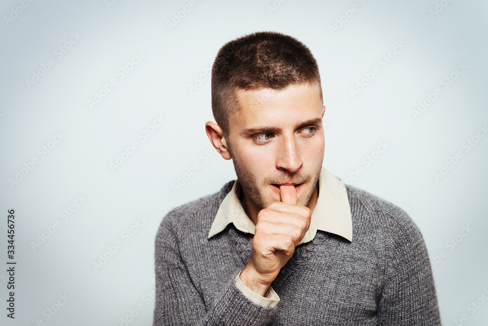 man bites his nails man bites his nails