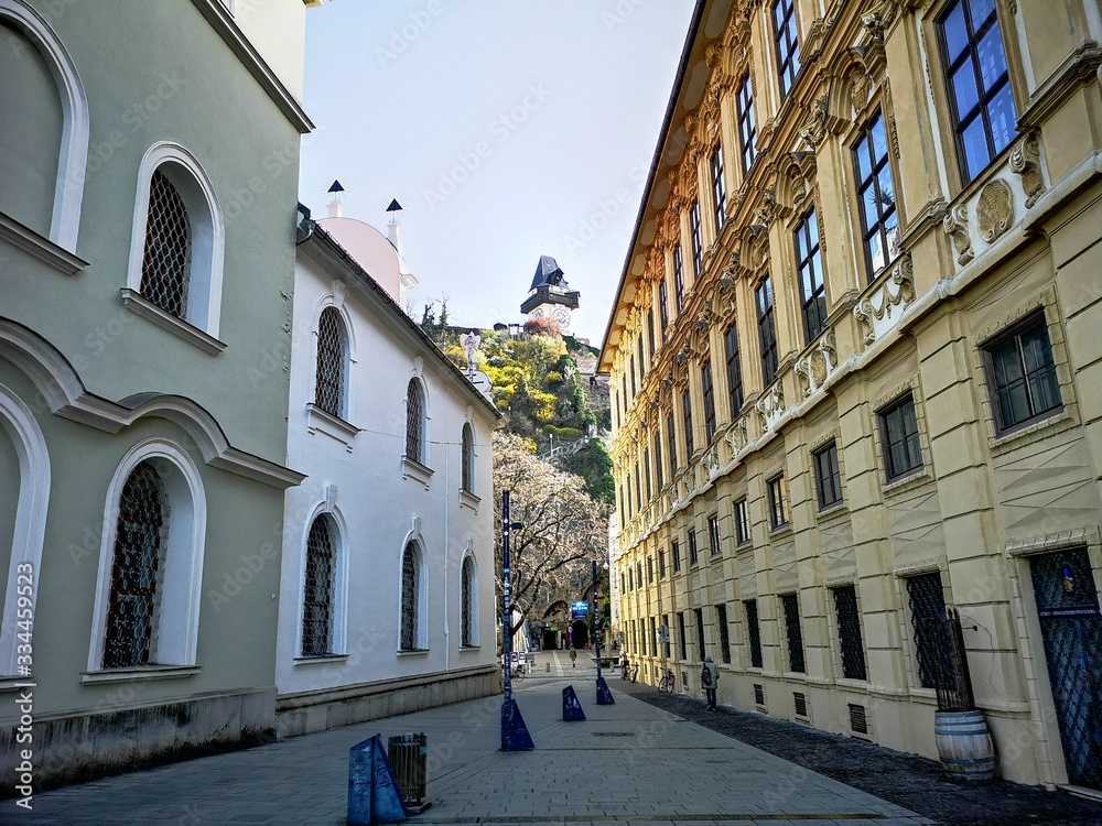 Schlossbergplatz und Kriegssteig Graz