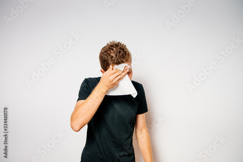 man crying