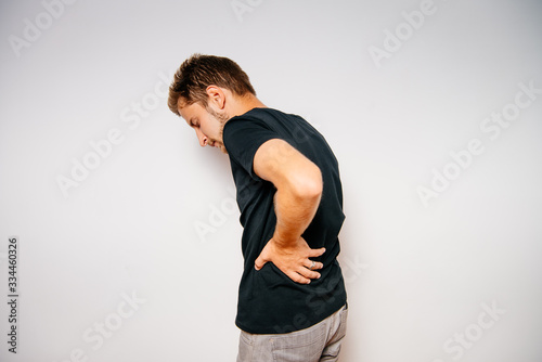 man with backache