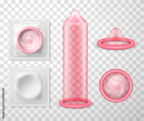 Condom set, contraceptive, protection against infection