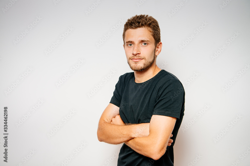 Portrait of a man arms folded Portrait of a man arms folded