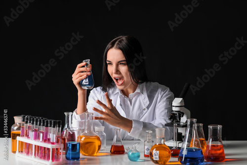 Crazy female alchemist with...