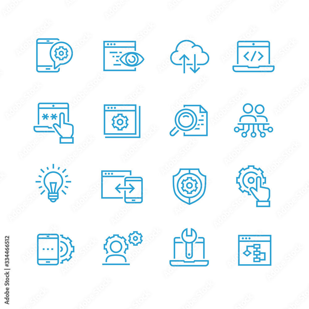 Service Tools Vector icon set Service Tools Vector icon set