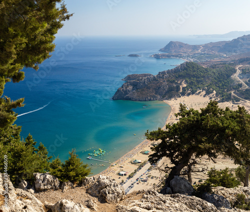 Fototapeta Naklejka Na Ścianę i Meble -  island in the sea Rhodos Greece