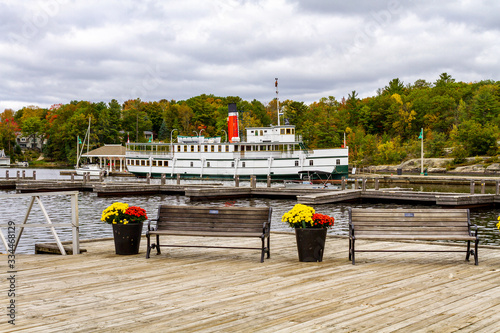 фотографія Restored steam ship in Muskoka Lake