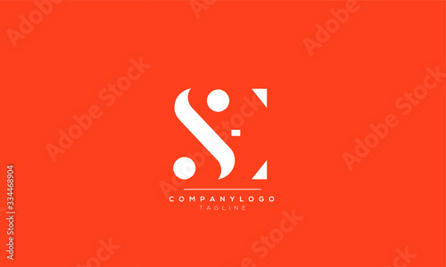 SE ES S E Letter Logo Alphabet Design Template Vector