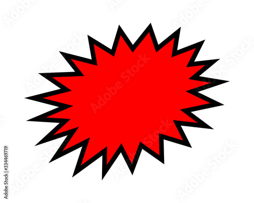 stickers red for discount price message, chat label serrated shape, sticker star label for sale promotion, comic speech bubbles, serrated sticker for sale text promotion, stickers for new offer promo