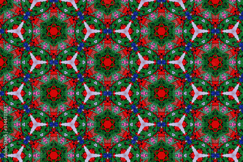 seamless pattern with flowers