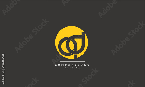 qd q d Letter Logo Alphabet Design Template Vector