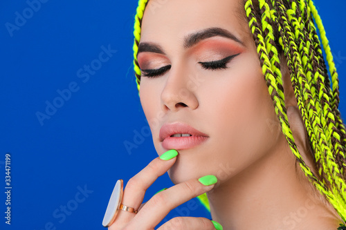 Portrait of young transgend...