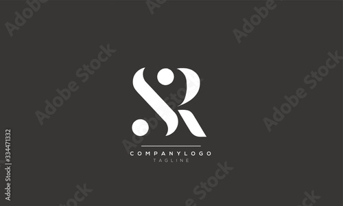 SR RS S R Letter Logo Alphabet Design Template Vector
