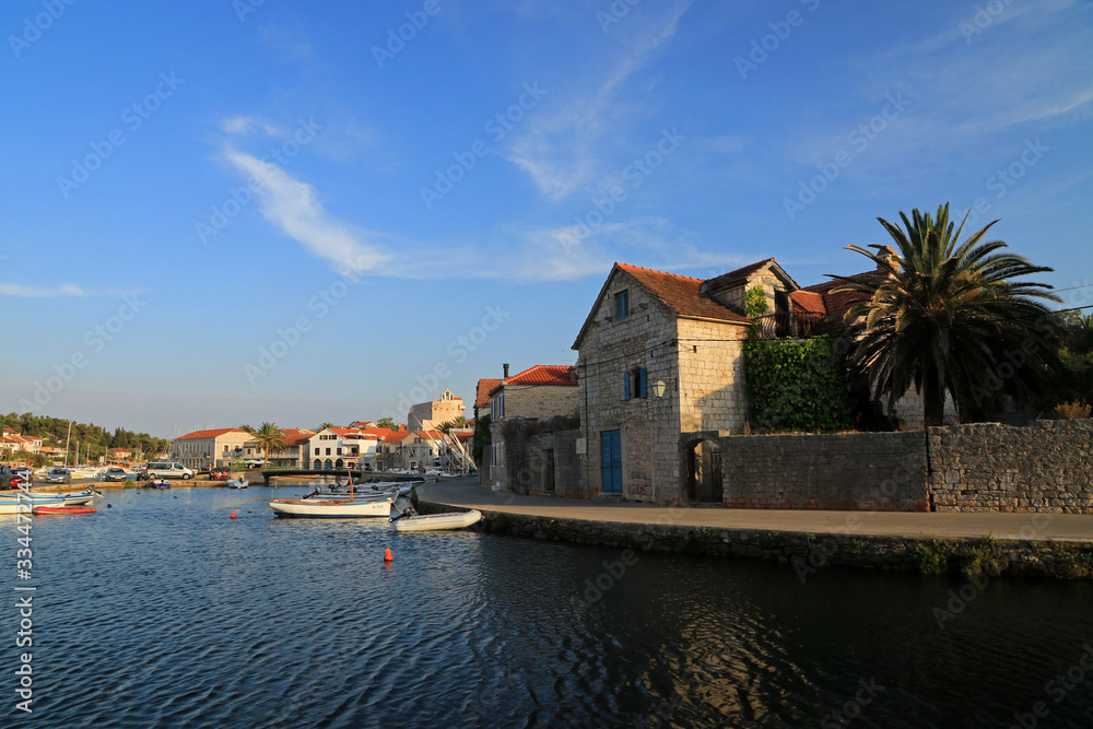 Old Town of Vrboska, Hvar island, Croatia