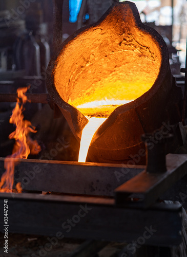 Casting, melting, molding and foundry. The most widely used non reusable mold method is sand casting a process in which specially treated sand is rammed around the pattern and placed in a support.