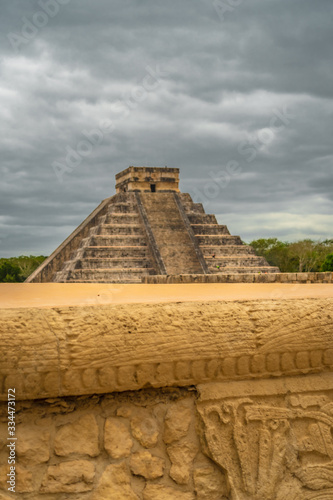 The pyramid of Chichen Itza