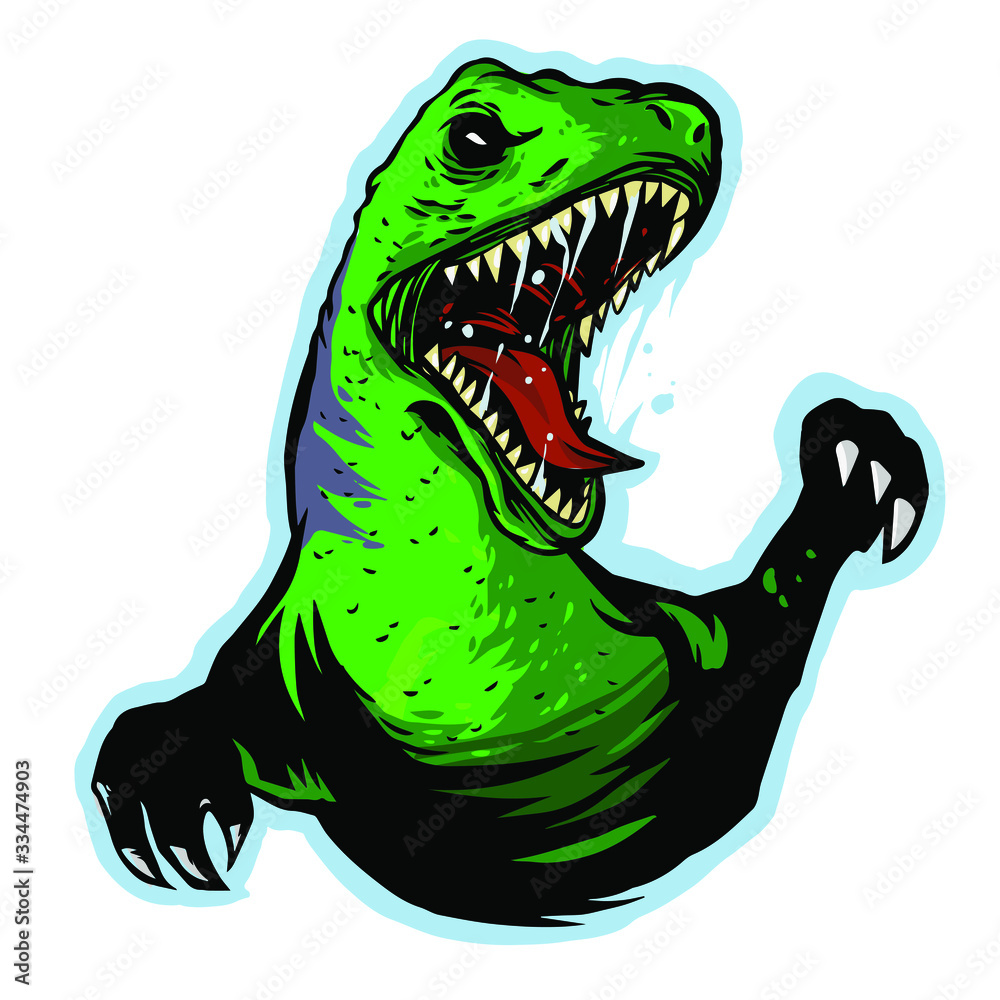 raptor head vector logo mascot design raptor head vector logo mascot design