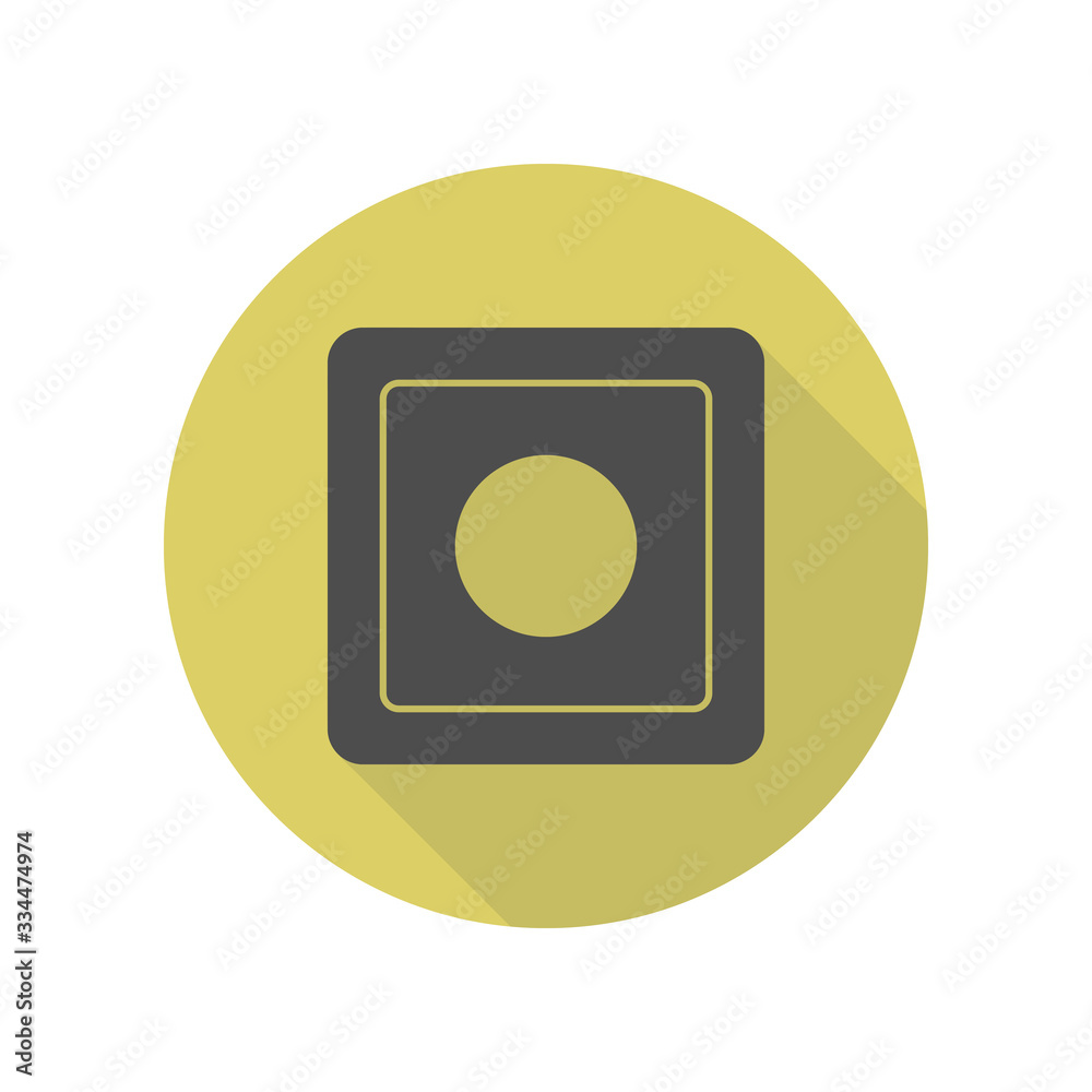adjustable light switch long shadow icon. Simple glyph, flat vector of web icons for ui and ux, website or mobile application adjustable light switch long shadow icon. Simple glyph, flat vector of web icons for ui and ux, website or mobile application