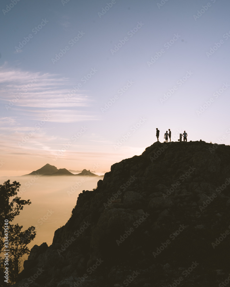 Atardecer en la montaña