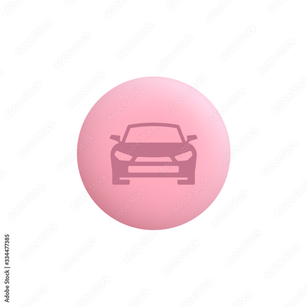 Car -  Modern App Button