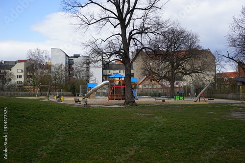 Photography Leerer Spielplatz während der Coronakrise in Berlin