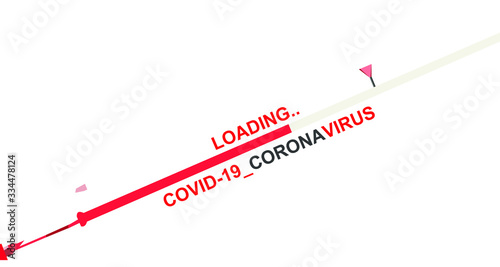 Translucent thermometer coronavirus, covid-19, on a transparent background. Making photos, announcements, appeals, warnings, flyers. Associated with the epidemic of coronavirus and quarantine.