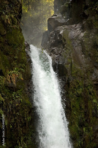 Waterfall La Paz in Costa Rica.