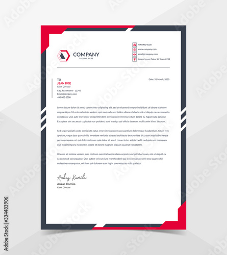 Professional And Modern Corporate Letterhead Template