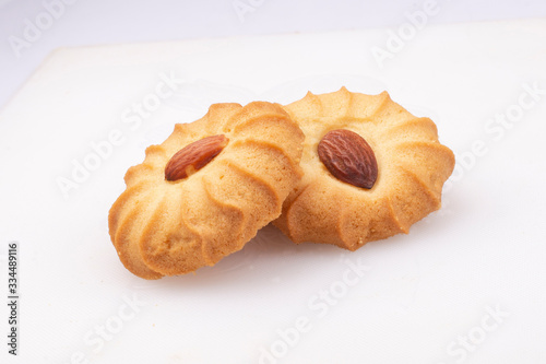 bakery biscuit baked with almond image