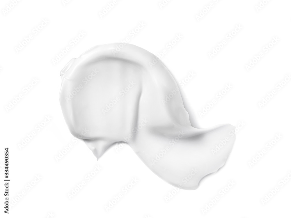 Cosmetic cream isolated on white background	
