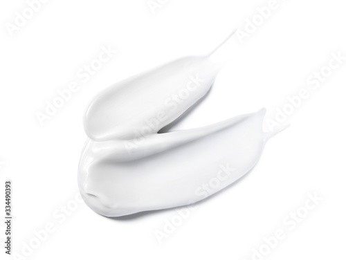 Cosmetic cream isolated on white background	
