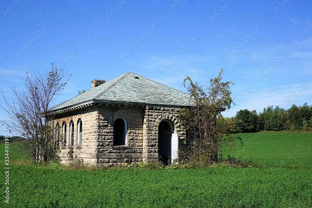 Abandoned Brick Cottage