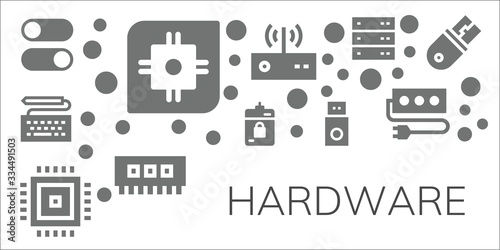 hardware icon set
