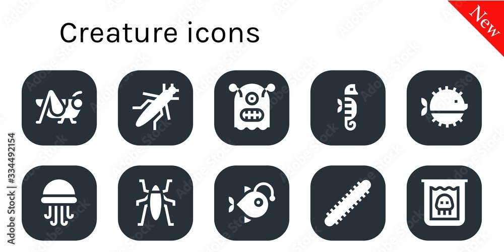 creature icon set creature icon set